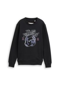 Tom Tailor Mikina Chlapci fialová / čierna / biela 176