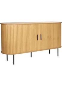 Möbilia Livetastic Sideboard , Naturfarben , Metall , 2 Fächer , 140x76x40 cm , Kleinmöbel, Kommoden, Sideboards