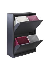 HEINE HOME , Mülleimer , anthrazit