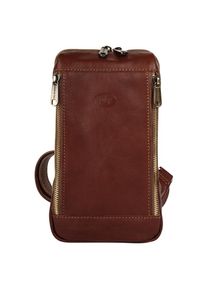 Pike Piké , Umhängetasche echt Leder, Made in Italy , braun