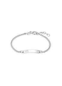 Amor , Kinder , Silberarmband »Schutzengel« Made in Germany , silberfarben , 14 cm , Süßes Schmuckstück für Mädchen und Jungs, mit Plakette perfekt...