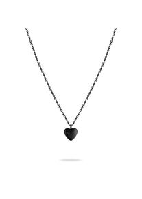 Liebeskind Berlin , Jugendliche,Damen , Kette mit Anhänger »Schmuck Geschenk Edelstahl Halskette My Heart Herz« , schwarz , Modische Halskette