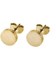 Liebeskind Berlin , Damen,Jugendliche , Paar Ohrstecker »Schmuck Geschenk Edelstahl Ohrringe Kreis« , gelbgoldfarben , 7 mm , Dieser LIEBESKIND...