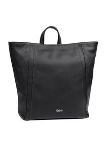 Gabor, Damen, Rucksack &raquo;Bessy&laquo; variables geradliniges Format markant durch unterlegte Streifen, schwarz, B/H/T: 32 cm x 30 cm x 10 cm, schwarz, 