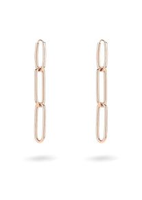 Liebeskind Berlin , Damen,Jugendliche , Paar Creolen »Schmuck Geschenk Edelstahl Ohrringe Special Link« , roségoldfarben , Modische Ohrhänger