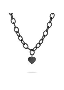 Liebeskind Berlin , Kette mit Anhänger »Schmuck Edelstahl My Heart Herz« , schwarz , Modische Halskette