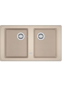 Franke, Spülbecken, Hafer Fragranit Waschbecken 2 Becken (86 cm, 50 cm)