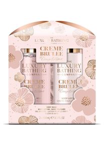 Grace Cole, Beauty Geschenkset, Körperpflege-Geschenkset Creme Brule, Orangenblüte & Vanille 3-tlg (Körperpflegeset)