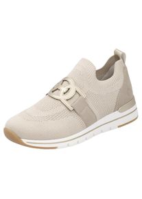 Remonte , Slip-On Sneaker , Freizeitschuh, Halbschuh, Slipper mit Gummizug am Schaftrand , hellbeige , 45 , 45 , Modischer Schlupfschuh mit...