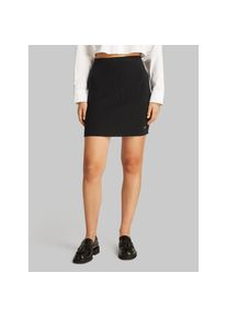Calvin Klein Jeans, Damen, Minirock &raquo;WOVEN LABEL SWEATER SKIRT&laquo; aus Rippware, Ck Black, M (38), Ck Black, Rock von Calvin Klein Jeans Womanswear