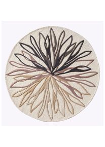 HEINE HOME , Teppich rechteckig 17 mm Höhe , wollweiß , B : 80 cm Ø 80 cm 1 Stk.