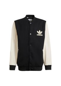 adidas originals Prechodná bunda 'Adicolor' Chlapci čierna / prírodná biela 152