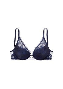 Lascana, Damen, Schalen-BH mit B&uuml;gel in leichter High-Apex-Schnittform, sexy Dessous, marine, Cup B, 85 -Cup B, marine, Sexy Schalen-BH mit 