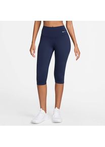 Nike , Trainingstights »W NK DF ONE HR CAPRI TIGHT WT« , MIDNIGHT NAVY/WHITE , N-Gr , M -N-Gr , M , Trainingstights von Nike