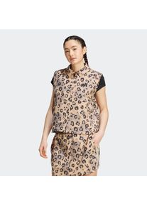 adidas Sportswear , Funktionsweste »W AOP VEST« , Multicolor / Warm Sandstone , M , M , Mit diese lockeren, gewebten Weste mit weitenregulierbarem...