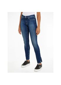 Calvin Klein Jeans, Damen, Skinny-fit-Jeans &raquo;MID RISE SKINNY&laquo; in klassischer 5-Pocket-Form, Denim Dark, L&auml;nge 32, 28 -L&auml;nge 32, Denim Dark, Skinny-fit