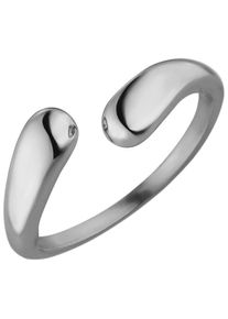 PURELEI, Damen, Fingerring &raquo;Schmuck Geschenke Ohui Ring&laquo;, edelstahlfarben, edelstahlfarben, Schlicht und zugleich au&szlig;ergew&ouml;hnlich: der leicht 