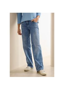 Cecil , Weite Jeans »Style Neele« mit Schmucksteinen , light blue used wash , Länge 32 , 36 -Länge 32 , 36 , Jeans von Cecil