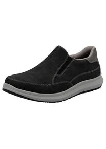 Rieker , Damen , Slipper , Slip-on-Sneaker, Halbschuh, Loafer, Freizeitschuh mit Gummizug , schwarz-grau , 43 , 43 , Loafer im klassischen Design,...