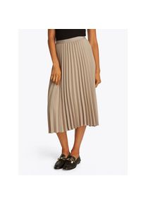 Tommy Hilfiger, Damen, Plisseerock &raquo;FLUID PLEATED PULL ON MIDI SKIRT&laquo; mit rundum Falten, Beige, 32, Beige, Plisseerock von Tommy Hilfiger