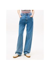 Tommy Jeans, Damen, Relax-fit-Jeans &raquo;MIA MR RLXD STR&laquo; in blauer Waschung, mit Hammerschlaufe, Denim Mid Light Blue, L&auml;nge 30, 30 -L&auml;nge 30, Denim Mid 