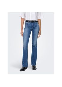 Only , Bootcut-Jeans »ONLBLUSH MID WAIST FLARED DNM BOX« , Medium Blue Denim , Länge 30 , L (40) -Länge 30 , L (40) , Flared Fit Jeans von Only