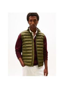 Tommy Hilfiger, Herren, Steppweste &raquo;PACKABLE RECYCLED VEST&laquo; mit Logostickerei, Huntsman Green, XL, Huntsman Green, Leichte Steppweste von TOMMY 