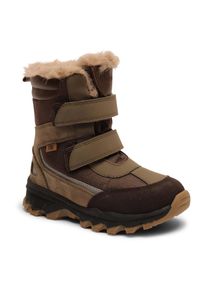 bisgaard , Kinder,Jugendliche , Winterstiefel »eddie tex« Snowboots, Klettstiefel, Outdoor Schuh mit TEX-Membrane , khaki-schwarz , 27 , 27 ,...