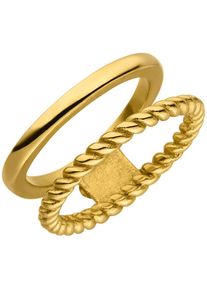 PURELEI, Damen, Fingerring &raquo;Schmuck Geschenke Mau Ring&laquo;, gelbgoldfarben, gelbgoldfarben, Der Mau Ring darf in Deinem Schmuckk&auml;stchen nicht fehlen - 