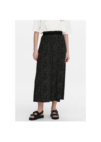 Only , Maxirock »ONLVENEDIG AOP LIFE LONG SKIRT« , black aop:cd , L (40) , L (40) , Langer Rock von Only