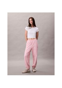Calvin Klein Jeans, Damen, Sweathose &raquo;MONOLOGO FRENCH TERRY JOGGER&laquo;, Pink Nectar, N-Gr, M (40) -N-Gr, Pink Nectar, Sportliche Sweathose von Calvin 