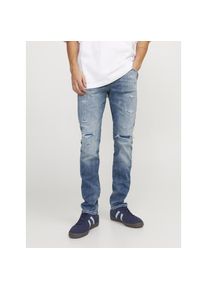 Jack & Jones Jack & Jones , Slim-fit-Jeans »JJIGLENN JJBLAIR GE 702 SN« , BLUE DENIM , Länge 32 , 33 -Länge 32 , 33 , Slim-fit-Jeans mit niedriger Leibhöhe für...
