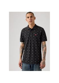 Levi's Levi's , Herren, Poloshirt &raquo;LEVIS HM POLO&laquo; mit Markenlogo auf der Brust, EBBA GEO JET BLACK, M, EBBA GEO JET BLACK, Kurzarmpoloshirt mit Alloverprint 