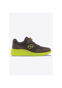 Lotto, Damen, Sneaker - in kinderfu&szlig;gerechter Passform, GREY/LIME, 31, GREY/LIME, Pflegeleichter Sneaker von Lotto mit Klettverschluss und Schn&uuml;rung