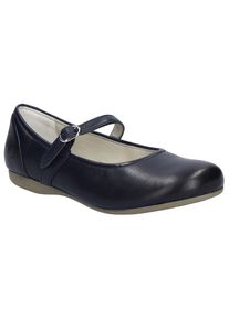 Josef Seibel , Damen , Ballerina »Fiona 77« mit Schnallenverschluss , dunkelblau , 41 , 41 , Modische Ballerina mit Gummizug und kleinem Absatz