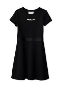 Calvin Klein Jeans Šaty Dívka svetlobéžová / čierna 140