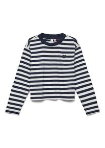 Vero Moda Girl Tričko 'VMLEILA' Dívka námornícka modrá / biela 116