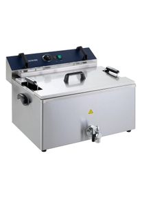 Friteuse électrique pour pâtisseries – 20,4 litres – 5 kW – avec robinet de vidange | Professionnel | HoReCa | CHR