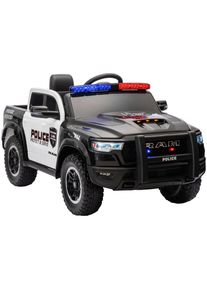 Atrigo Elektro-Kinderauto , Schwarz, Weiß , Metall, Kunststoff , 119x68x57 cm , unisex , Freizeit & Co, Gartenspielzeug, Kinder-Elektrofahrzeuge