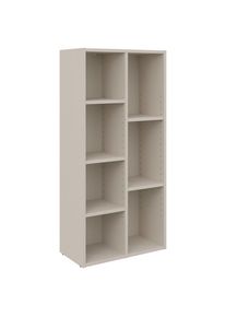 Boxxx Regal, Kaschmir, Holzwerkstoff, 5 F&auml;cher, 50x106x26 cm, stehend, Wohnzimmer, Regale, B&uuml;cherregale