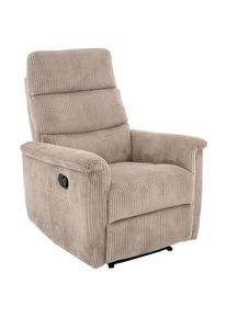 Livetastic Relaxsessel , Hellbraun , Metall, Textil , 78x108x89 cm , Relaxfunktion , Wohnzimmer, Sessel, Relaxsessel