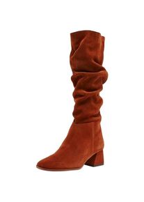 Nally, Damen, Boots + Stiefel, Stivali in Pelle Scamosciata, Braun, (38)