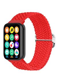 OEM Mi Band 8 Pro / M8 Pro Geflochtenes Armband (4), ROT (Geflochtenes Nylon), Uhrenarmband, Rot