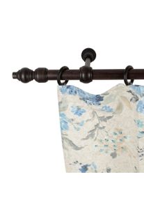 SN DECO GROUP Gardinenstange »Filigrano« 1 läufig-läufig Fixmaß 28 mm in grau, Größe B/L: 140 cm