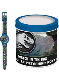 Jurassic Park, Armbanduhr, Uhr Für Kleinkinder 000570996 - Tin Box (Ø 33 Mm), (33 mm)