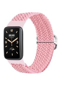OEM Mi Band 7 Pro / M7 Pro Geflochtenes Armband (1), PINK (Nylon), Uhrenarmband, Pink