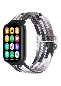 OEM Mi Band 8 Pro / M8 Pro Geflochtenes Armband (12), SCHWARZ UND WEISS (Geflochtenes Nylon), Uhrenarmband, Mehrfarbig