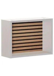 MÖBELPARTNER Regal Ekko Weiß/Eichefarben