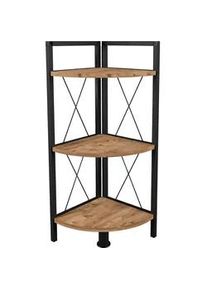 Vcm Eckregal INSASI 2 Eiche Dekor ca.34x87x34cm