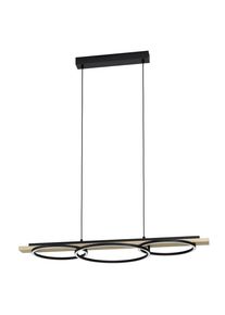 Eglo BOYAL LANGER TISCH SCHWARZ/NATUR FSC